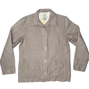 L. L. Bean cotton canvas barn jacket
